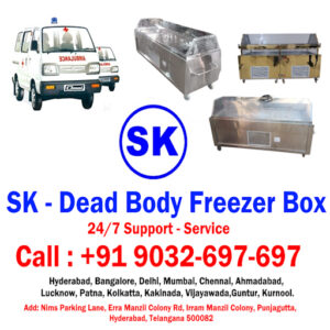 Dead Body Freezer Box in Hyderabad Call us at 9032-697-697